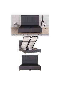 Resim Kilim Mobilya Gold Therapy Sandıklı Baza Başlıksız Renk Antrasit 160x200cm Baza 