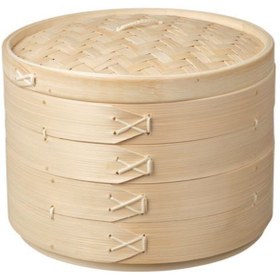 Resim IKEA Buharda Pişirici, Bambu Meridyendukkan Hacim: 5.0 Lt-16 Cm Buharda Pişirici 