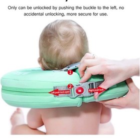 Resim Yeşil Şişme Olmayan Şamandıra Boyun Halkası Kafa Şamandıra Yüzme Çok Renkli 