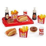 Resim Ecoiffier Hot Dog Yemek Menüm 