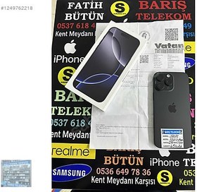 Resim Apple iPhone 16 Pro Max İkinci El TR | 256 GB | Siyah 