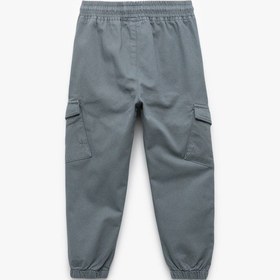 Resim Koton Pamuklu Gabardin Beli Bağcıklı Kargo Cepli Jogger Pantolon Mavi 6wmb40005tw Mavi 