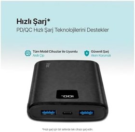 Resim Powerslim 10.000MAH Dahili Kablolu Powerbank 