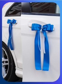 Resim Lubov' Morkov' 4 Mavi Kurdele - Düğün Arabası Kolları İçin Süs 211065198 