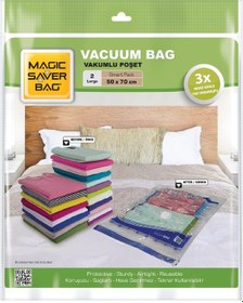 Resim Magic Saver Bag 2'Li Vakumlu Poşet Seti L 