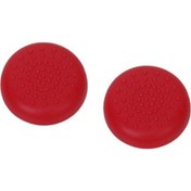 Resim Suntek Sony Playstation 4 PS4 Denetleyicisi İçin Joystick Analog Tuş Kılıfı Çifti Kırmızı 