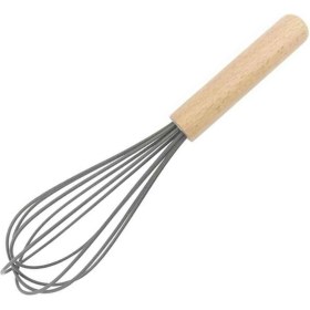 Resim Depposite Silikon Çırpıcı, Ahşap Sap, 25 cm 
