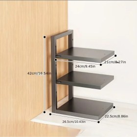 Resim 3 Katlı Tencere Tava Standı 