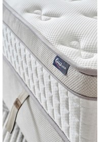 Resim Cennet Yatak Janett 3 Lü Çift Kişilik Yatak Seti Yatak Baza Başlık Sade Ve Şık 180 x 200 