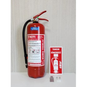 Resim Ikm 6 kg Kuru Tozlu Yangın Tüpü / Ruhsata Uygun 