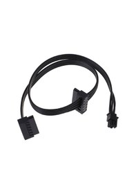 Resim 4852 Mini 4 Pin 2x Sata Ssd Power Supply Anakart Hdd Güç Kablosu 