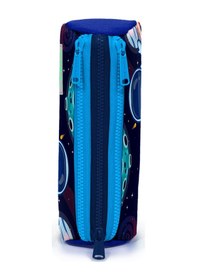 Resim Coral High Kids Saks Mavi Astronot Desenli Üç Bölmeli Kalem Çanta 