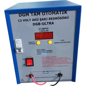Resim Dgm 12 Volt 25 Amper Otomatik Akü Şarj Cihazı 