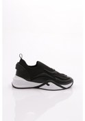 Resim Dgn 0392 Kadin Arkasi Yazili Spor Ayakkabi 0392-2252-R11643 Siyah 