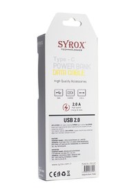 Resim Syrox Type-C 2 Amper Powerbank Kablo - Syx-C69 
