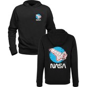 Resim Nasa Resimli Dijital Baskılı Siyah Ön Arka Çocuk Baskılı Sweatshirt 