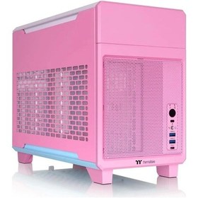 Resim Thermaltake Core V21 Spcc Mikro Atx Mini Itx Cube Oyun Bilgisayarı Kasası Tr100 Pink 