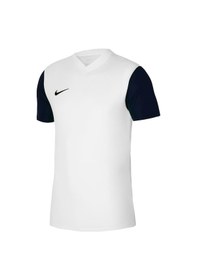 Resim Nike DH8035-100 M Nk Df Tiempo Prem II Jsy Ss Erkek Futbol Forma Beyaz 