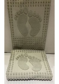 Resim Özdilek Winter Ayak Havlusu 2li Açık Yeşil Beyaz 