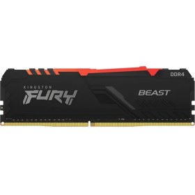 Resim Kingston Fury Beast RGB 16 GB 3200 MHz DDR4 CL16 Ram KF432C16BB1A/16 