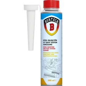 Resim Burtech Dizel Enjektör ve Yakıt Sistem Temizleme Katkı 300ML 