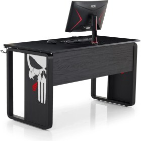 Resim Stepgamer Punisher 67 x 138 cm Profesyonel Oyuncu Masası 