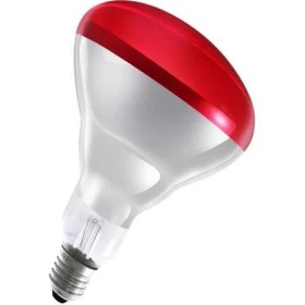 Resim 250W Infrared Kırmızı Ampul E27 Isıtıcılı Lamba Kırmızı Işık 