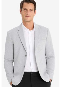 Resim DeFacto Slim Fit Dar Kesim Astarlı Düğmeli Blazer Ceket N0503AZ25SPGR377 