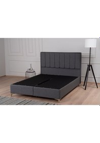 Resim Kilim Mobilya Gold Therapy Sandıklı Baza Başlıksız Renk Antrasit 180x200cm Baza 