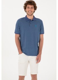 Resim U.S. Polo Assn. Erkek Regular Fit Polo Yaka Açık Lacivert Tişört 50300366-VR059 