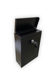 Resim veta metal Metal Posta Kutusu-dekoratif Duvara Montaj-siyah 