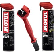 Resim Motul Yeni C1 + C4 + Fırça Zincir Bakım Seti 