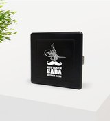 Resim Kişiye Özel Muhteşem Baba Tasarımlı Siyah Metal Sigara Tabakası-1 