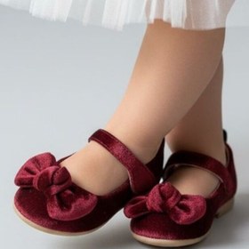 Resim Görkem bebe ayakkabı ve tekstil Fiyonk Detaylı Kız Bebek Babet 