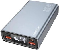 Resim Borofone 15000mAh 65W USB-C Input ve Output Digital Ekranlı Powerbank iPhone ile Uyumlu Şarj Gösterli BJ40 