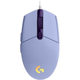 Resim LOGİTECH G G203 LIGHTSYNC LILAC OYUNCU MOUSE 910-005853 