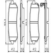 Resim BOSCH 0986495354 Fren Balatasi Arka (Hyundai: X35 11-12/Kia: Sportage 11-12/I20 08-12/I30 08-12 ) 583021JA31 (WA537653) 
