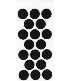 Resim Furndiy Kendinden Yapışkanlı Yuvarlak Keçe 30 Mm Siyah 18 Parça Siyah 