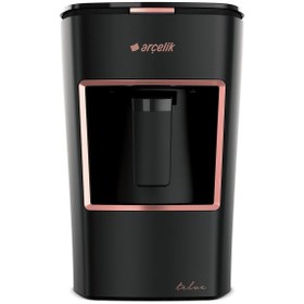 Resim Arçelik Mini Telve Türk Kahve Makinesi Siyah- Rose Gold 670 Watt 
