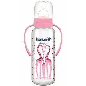 Resim Hanymish 402 Kulplu Cam Biberon 240 ml 