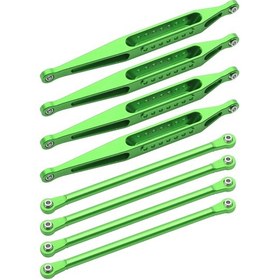 Resim Xindoker Losı 1/8 Lmt 4wd Rtr Monster Truck İçin Yeşil Metal Üst Ve Alt Chassis Link Seti Bjm335 - Yer Değiştirme Parçası 