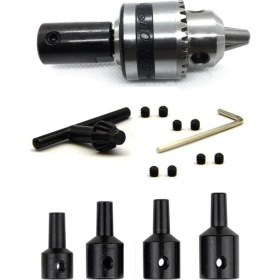 Resim Depolife Motor Için Küçük Anahtarlı Metal 6 mm Mandren 4mm 5 mm 6 mm 8 mm Kaplinli Okul Proje Ödev Uygulama Hobi 