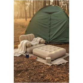 Resim AyrStore Otomatik Şişme Koltuk, Tek Kişilik, Bej, KendindenTaşınabilir 