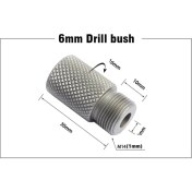 Resim Mingjin Shop 1 6mm Tarzı Allosme Matkap Manşonu Burç Dübel Jig Ahşap Delme Kılavuzu Bulucu Dübel Jig Kiti Ağaç Işleme Aksesuarları (Yurt Dışından) 