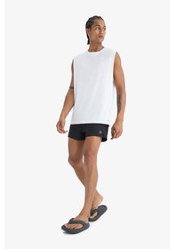 Resim DeFactoFit Boxy Fit Bisiklet Yaka Sporcu Atlet A1821AX25HSWT80 