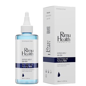 Resim Rimu Health Gözenek Sıkılaştırıcı ve Arındırıcı Tonik 200 ml (Glycolic Acid %6 AHA BHA) 