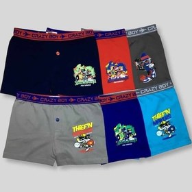 Resim Tutku Çocuk Boxer 6'lı Paket 