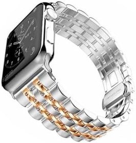 Resim CONSTRAIN - Apple ile uyumlu Watch 44 45 49 Mm Se 7 8 9 Ultra 1/2 Kordon Şeritli Metal Kordon 14 
