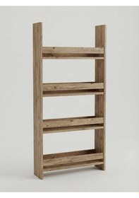 Resim Artemis - Montessori Çocuk Odası Kitaplık 4 Raflı Atlantik Çam Montessori Kitaplık Açık Kahverengi 