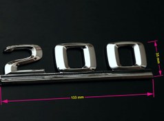 Resim MERCEDES 200 YAZI AYNI GÜN STOKTAN ÜCRETSİZ KARGO
